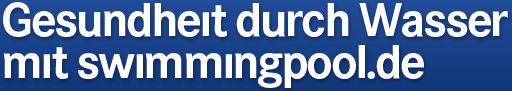 Grafiküberschrift: Gesundheit durch Wasser mit Swimmingpool.de